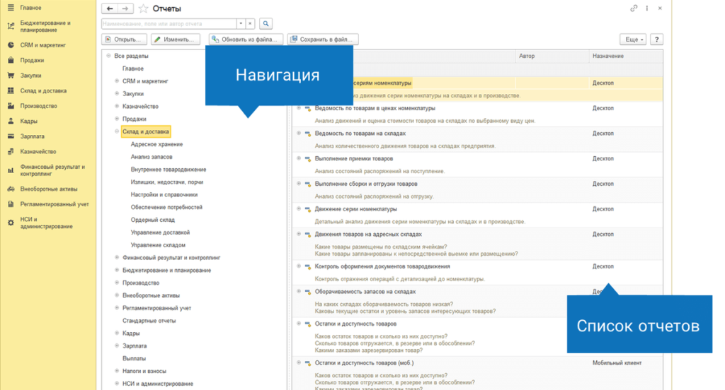 image22 1024x552 - Отчетность в программе 1С:Комплексная автоматизация